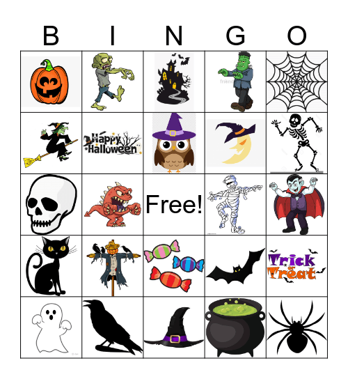 Halloween! Bingo Card