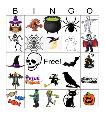 Halloween! Bingo Card