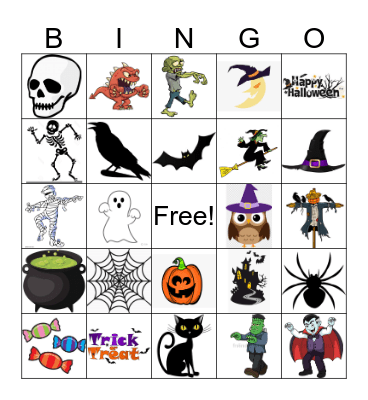 Halloween! Bingo Card