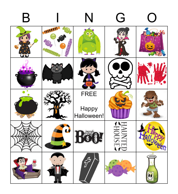 Halloween Bingo Cards