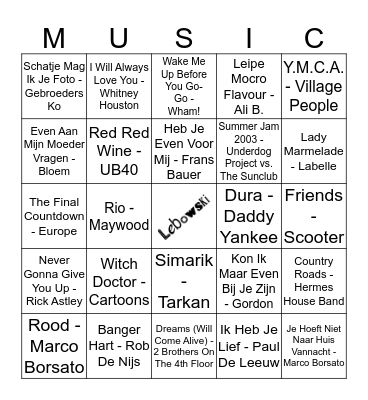 408 Bingo Card