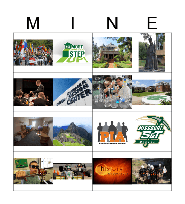 Missouri S&T Bingo! Bingo Card