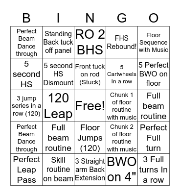 Halloween  Bingo Card