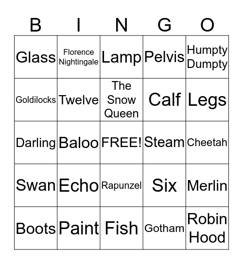 TRIVIA QUESTIONS Bingo Card