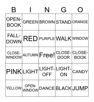 Unit 1 Part 2 Vocab Bingo Card