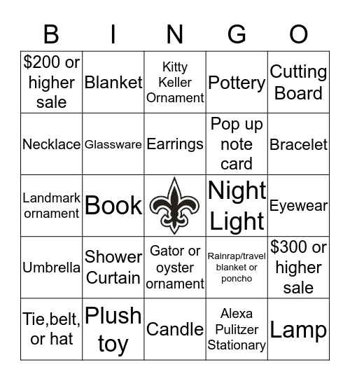 Sellapalooza Holiday 2019 Bingo Card