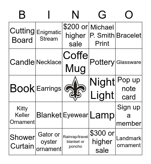 Sellapalooza Holiday 2019 Bingo Card