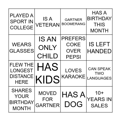 Academy Bingo! Bingo Card