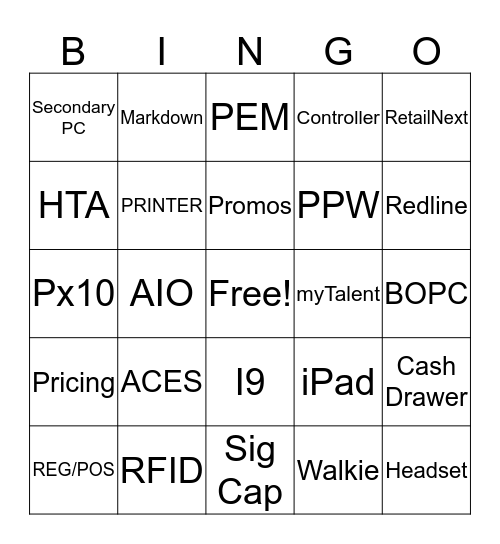 Make big BIGGER Bingo Card