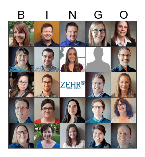 ZEHR BINGO Card