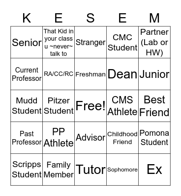 Giving Tuesday Bingo Card