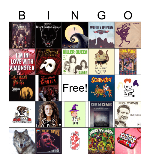 Halloween BINGO! Bingo Card