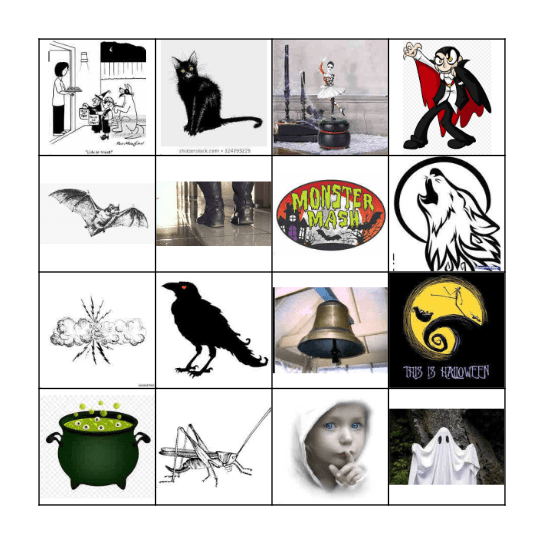 Halloween  2022 Bingo Card