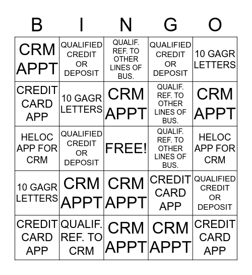 LoDo Bingo  Bingo Card