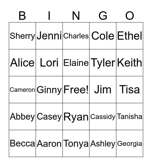 CS WEEK BINGO Card