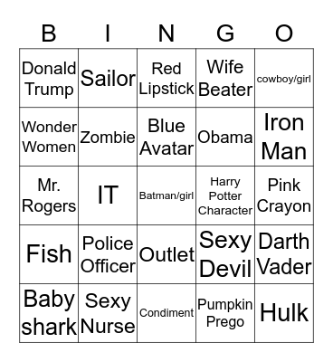 RPD 2019 Bingo Card