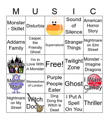 HALLOWEEN BINGO Card