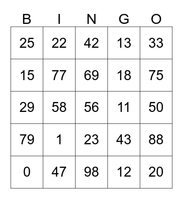 jake ben spanish  Bingo Card