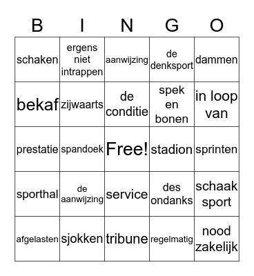 Thema 2 week 3 Bingo Card