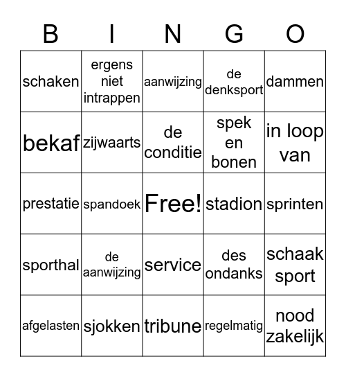 Thema 2 week 3 Bingo Card
