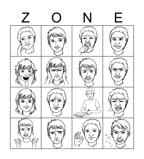 Zones BINGO Card