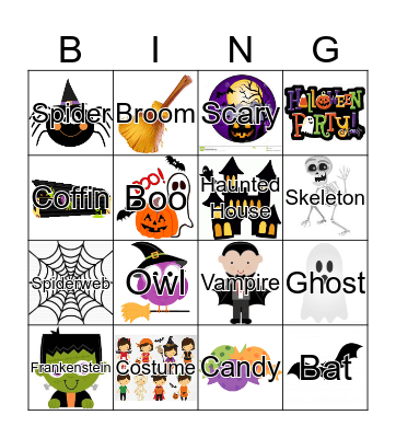 Halloween Bingo Card