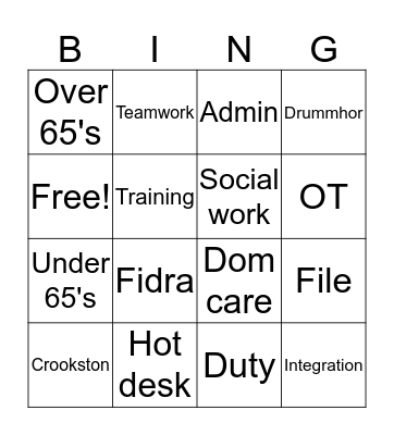 Bye bye Joanie Bingo Card