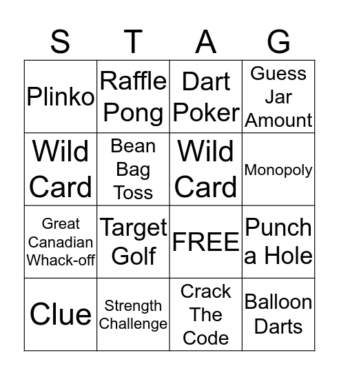 CASEY AND BRENDAN'S BINGO Card