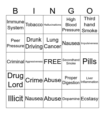 BINGO! Bingo Card
