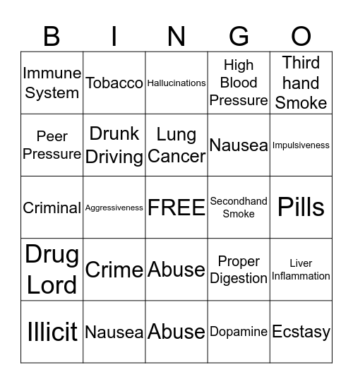 BINGO! Bingo Card