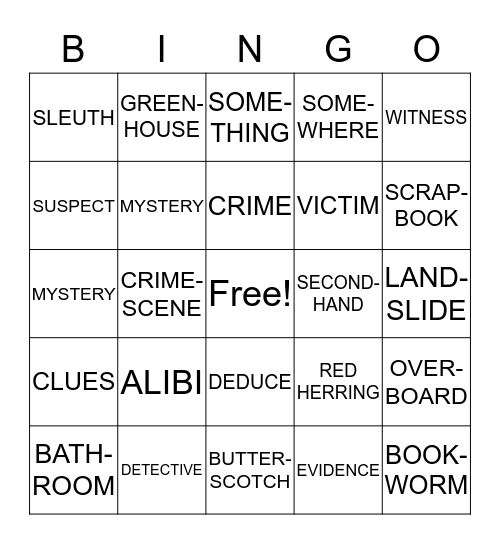COREY'S BINGO Card