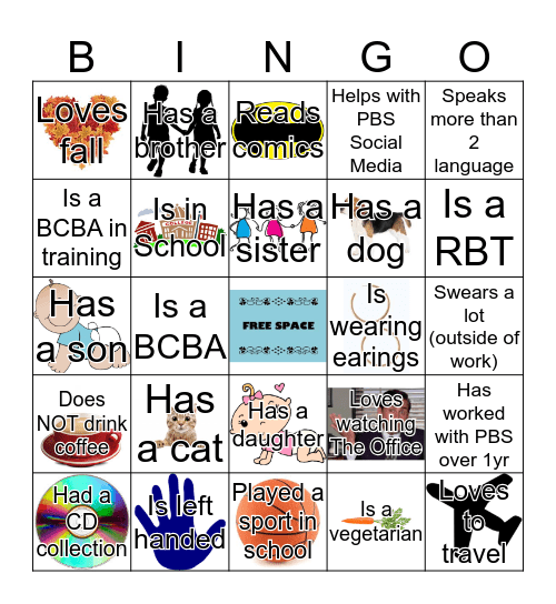 Find someone who.... Bingo Card