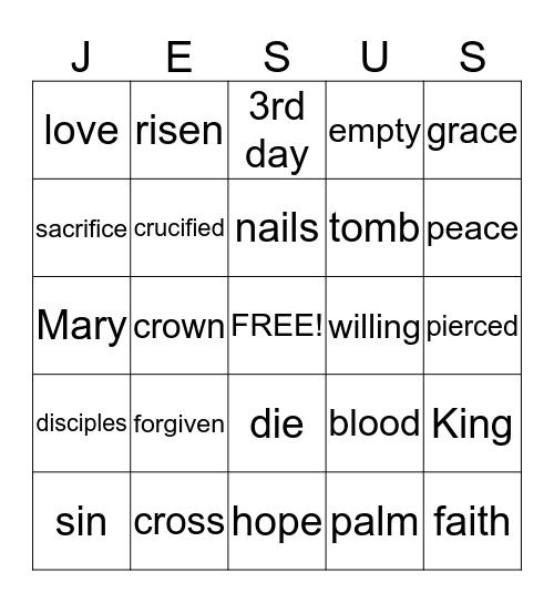 Happy Resurrection Day! Bingo Card