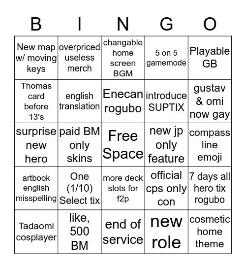 be grateful my chidlren Bingo Card