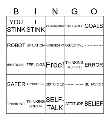 RBT BINGO Card