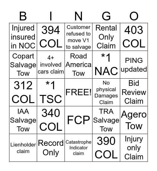 ILR Bingo Round 3 Bingo Card