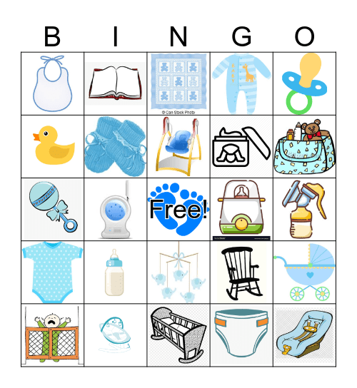 BABY SHOWER Bingo Card