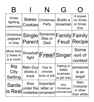 HOLIDAY BINGO Card