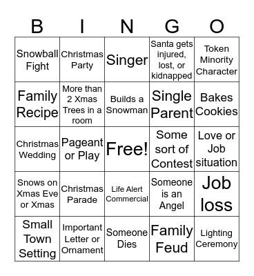 HOLIDAY BINGO Card