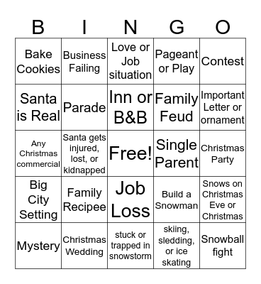 HOLIDAY BINGO Card