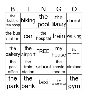 The Neighborhood Bingo Card