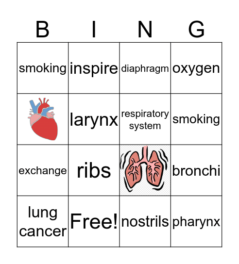 Respiratory Bingo! Bingo Card