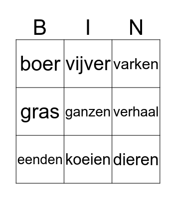 Plons  Bingo Card