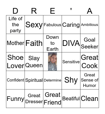 Drea's Bingo Card