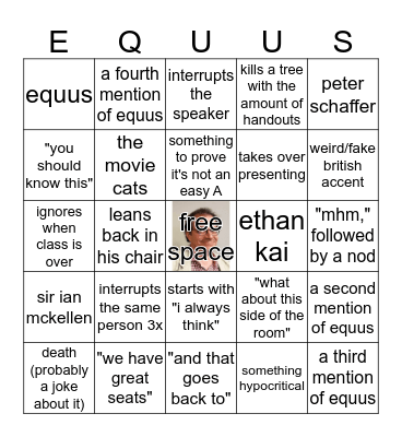 EQUUS, a new version of BINGO Card