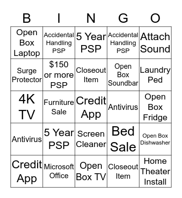 1 Hour Out Card Bingo Card