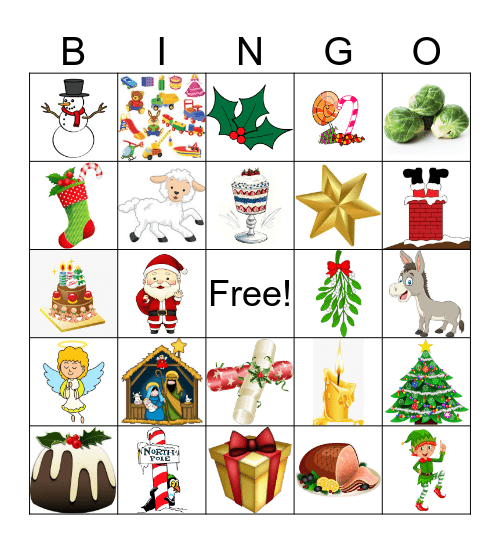 Nollaig Bingo Card