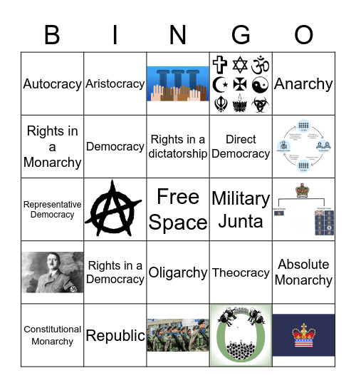 Government Bingo Card