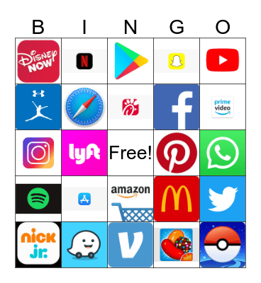 Phone Bingo Card