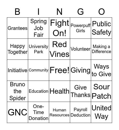 Good Neighbors Campaign Bingo Card